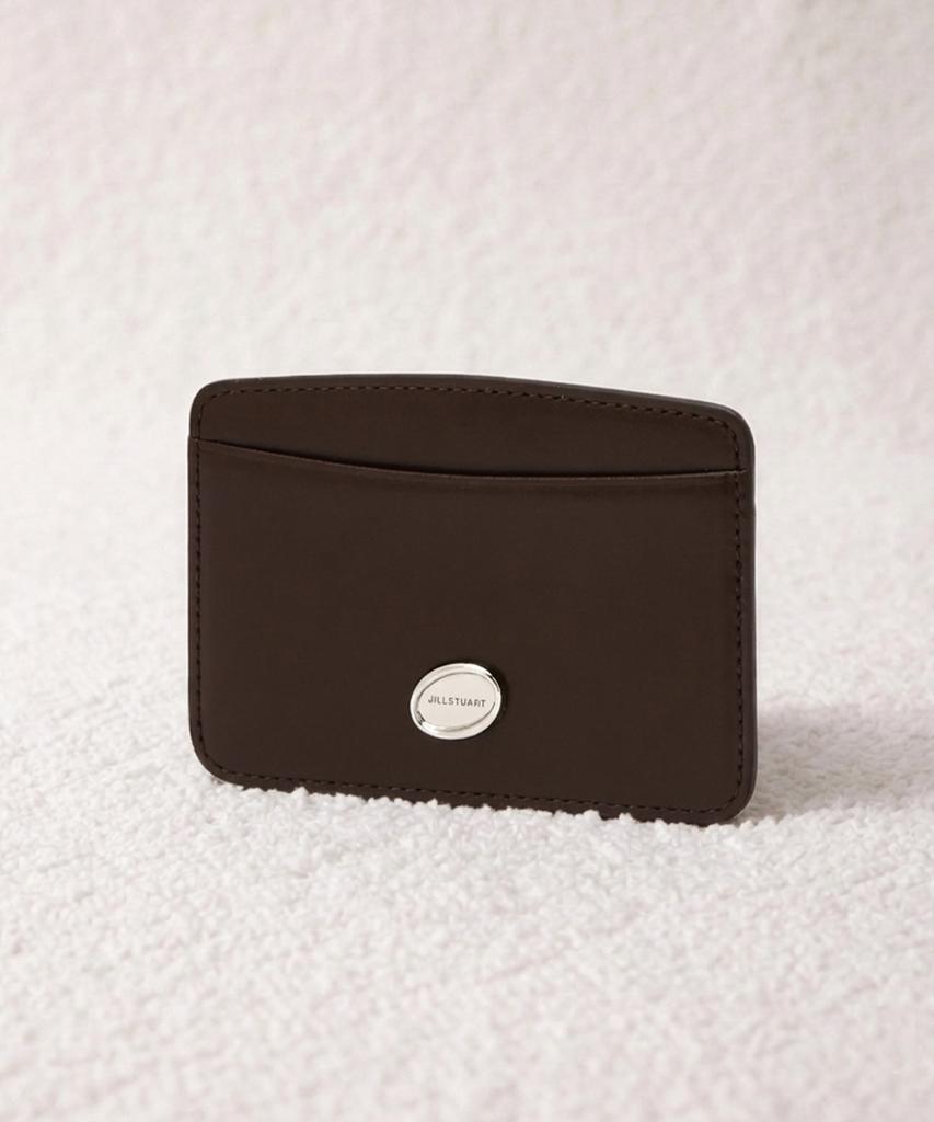 Jillstuart Acc [Or] Or Cowhide Single Card Wallet 4 Colors