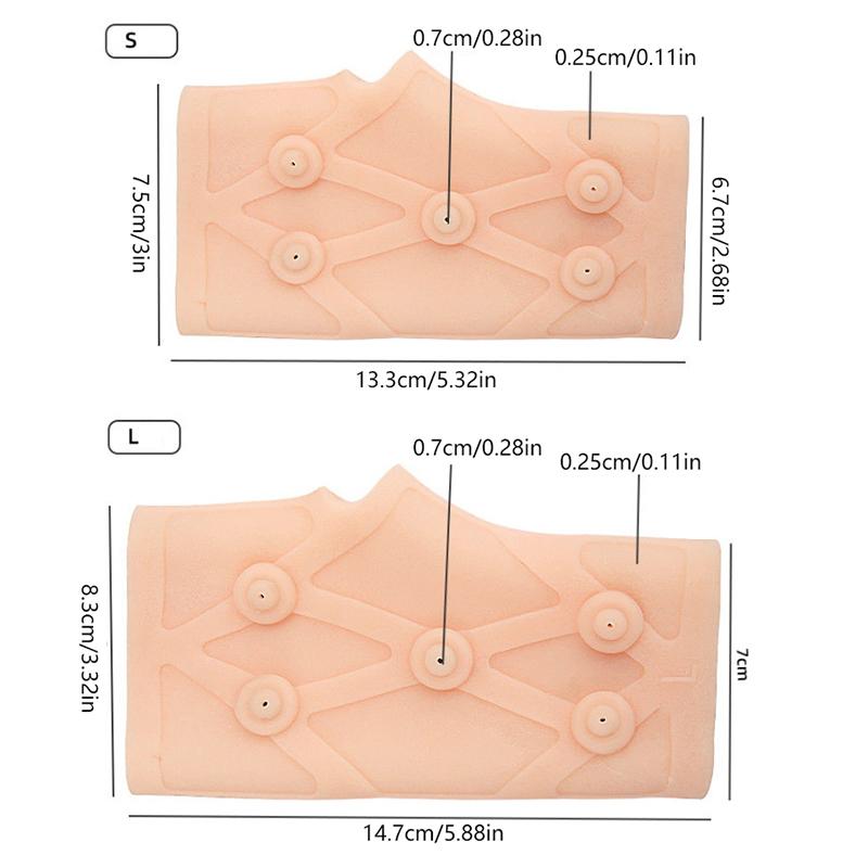 Glove Silicone Gel Glove Protector for Carpal Tunnel Hand Tendonitis Pain Relief Glove Magnetic Therapy Wrist Hand Thumb Support