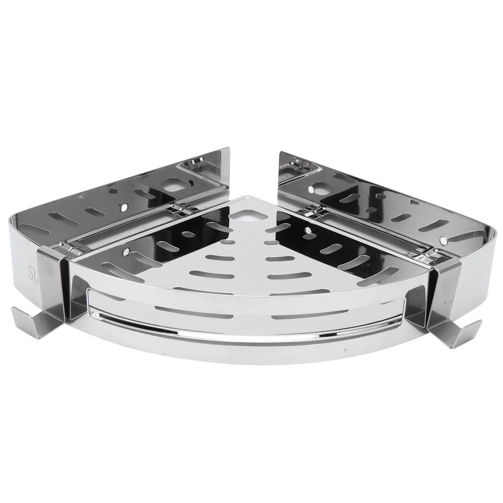 Corner Shelf 304 Stainless Steel Shower Organizer Wall Mounted Rack Bathroom Shower Accessories for