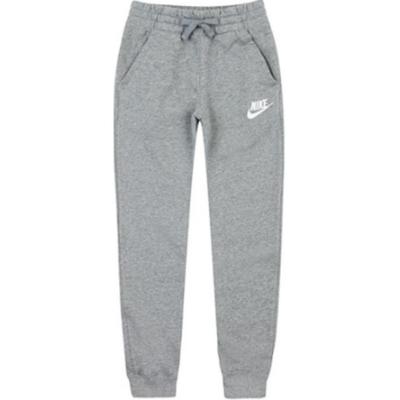 Kinder Jogginghosen mit Bündchen und gesticktem Logo Kinder Jogginghosen Grau CI2911-091