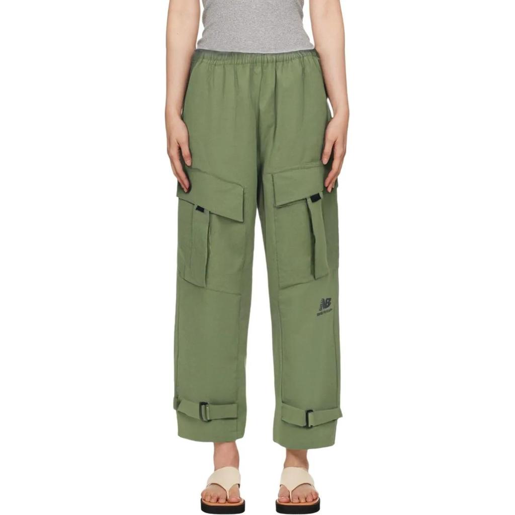 New Balance Casual Pants Women's Army Green (Unisex) Casual Pants AWP13330 BS5