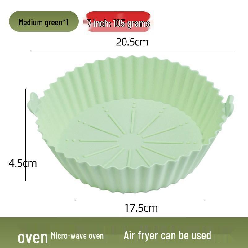 Silicone Air Fryer Mat: Heat-Resistant, Non-Stick Baking Mat for Round Pans