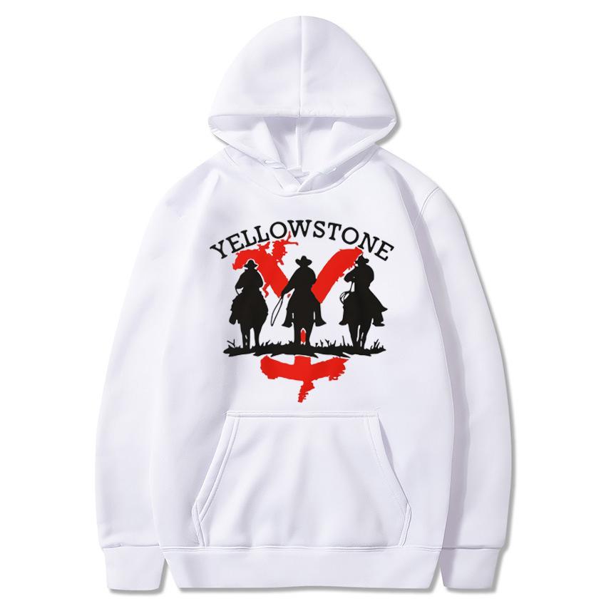 Unisex mikina s kapucňou Yellowstone Dutton Ranch Yellowstone Mikina Cool Cowboy John Dutton Kayce Dutton Grafické mikiny s kapucňou Darček pre fanúšikov