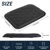 Car Armrest Cushion Cover Center Black PU Console Box Pad Protector Accessories