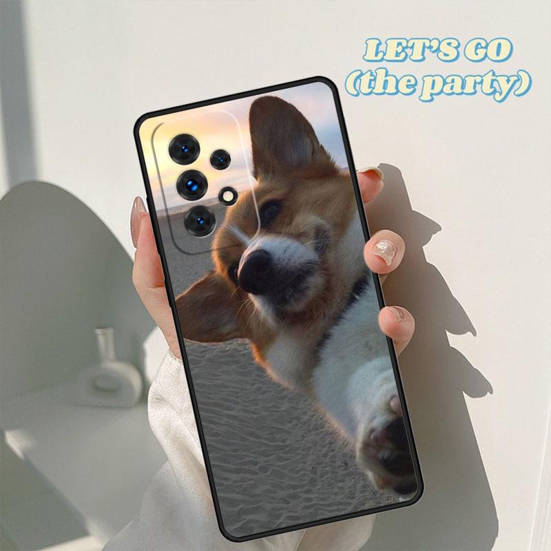 Funny cute dog Akita phone case For Samsung Galaxy A42 A31 A40 A51 A71 A32 A80 A91 A52 A72 A73 A20e A21S A50 A70 A11 A12 Cover