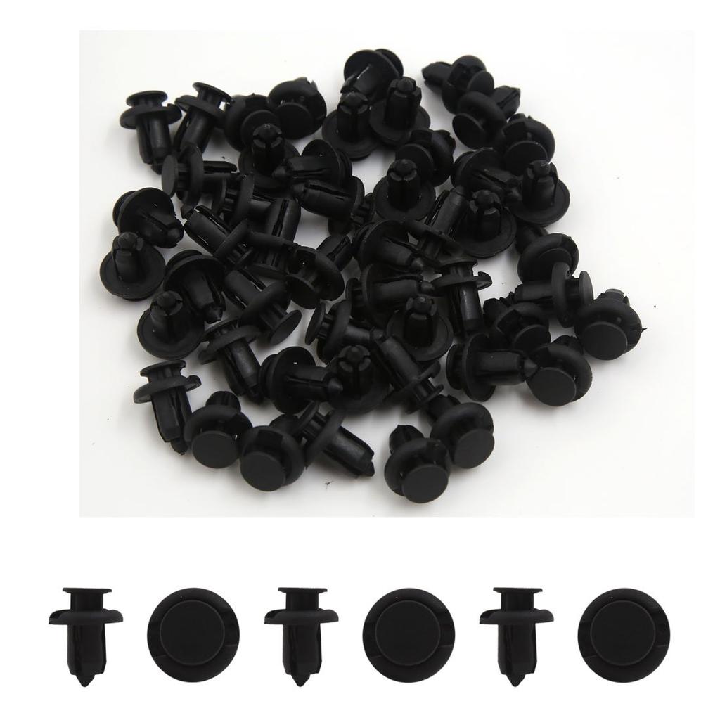 uxcell Clip/Rivet/Fastener 10mm Plastic Rivet 25.5 x 19mm Push Clip