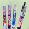 1/4/6/12PCS KPop Demon Hunters Black Ink Pen Student Writinng Draw Gel Pen Anime Figure Stationery Study Supplies Gift 0.5mm