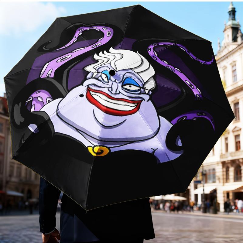 Sea Witch's Tale Umbrella 8-Frame for Travel, Camping, Casual Lightweight Portable Umbrella, Essential for Every Family Holidays Gift