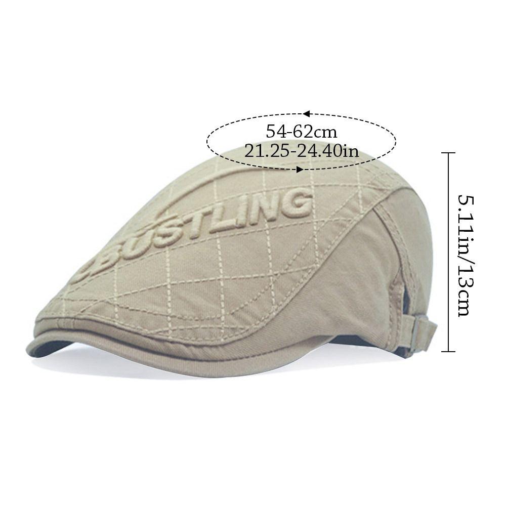 Fashion Breathable Berets Hat UV Protection Adjustable Peaked Cap Summer Casual Newsboy Hat Men