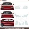 For Hyundai Ioniq 6  2024 Pre-cut PPF Bra Headlight Rearview B C Pillars TPU Paint Protection Film Clear Kit Anti-Scratch