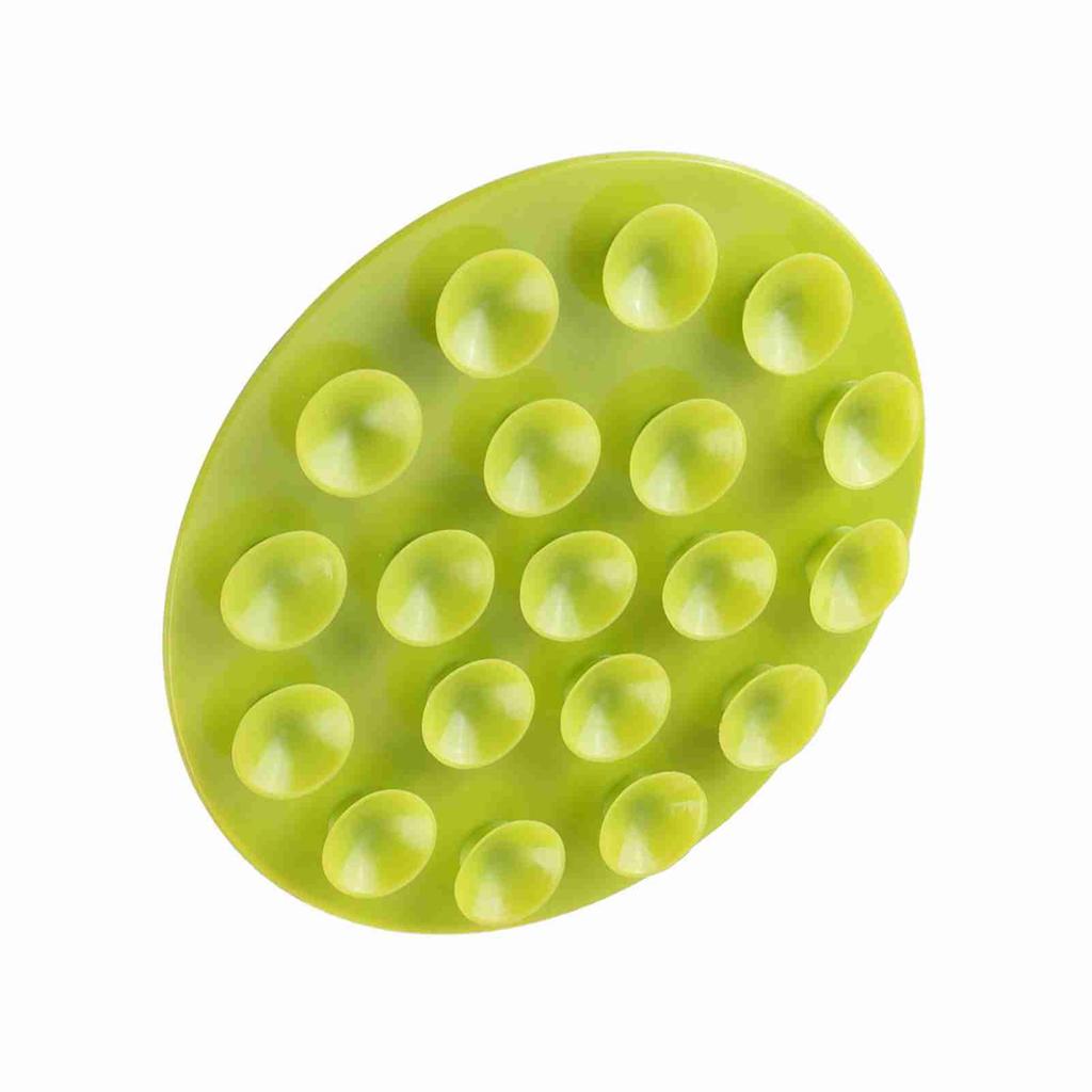 Baby Kids Magic Suction Mat Double Sided Suckers Anti Slip Plate Bowl Cutlery Placemat(Green)