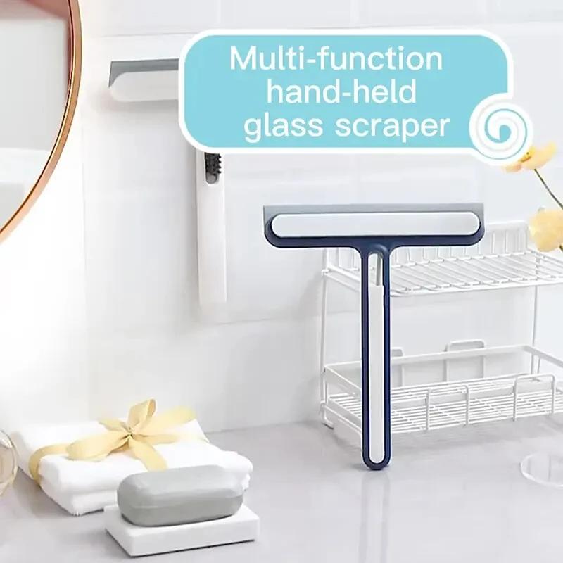 Four In One Glass Cleaning Brush Double-sided Wiper Screen Window Brush Glass Wiping Window Gap Sponge Brush