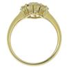 Ring K18 yellow gold/Ruby/diamond #7.0(US Size) 4.4g Women Used