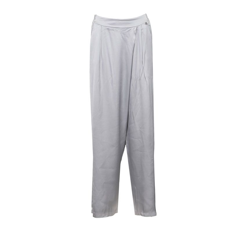 

DIXIE Women s Satin Effect Grigio Pants XS светло-серый