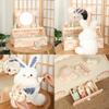 Wooden Play Role Makeup Table Small Bear Design Child Creative Interactive Play