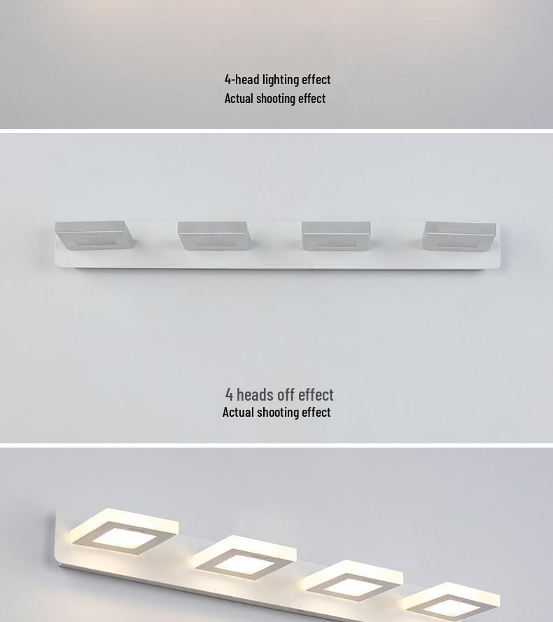 Waterproof Modern LED Bathroom Vanity Light with Anti-Fog Eye Protection