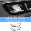 For Mercedes Benz C200L C260L E300L GLC300L S400L EQE EQS Car Inner Door Bowl Panel Decorative Stickers Car Interior Accessories
