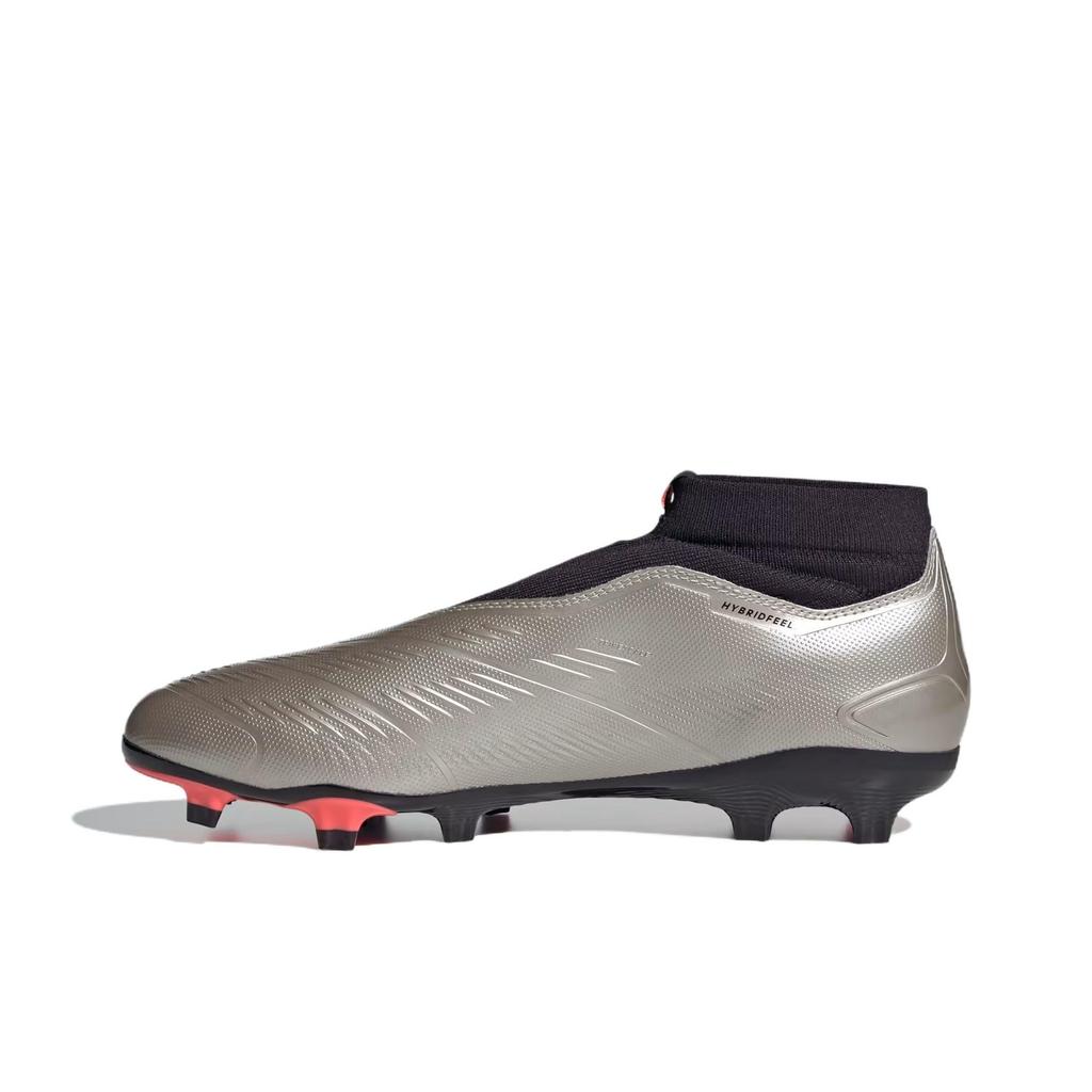 Adidas Predator 24 League Laceless FG Vivid Horizon Pack Unisex Sneakers Grey Platinum-Metallic Aurora-Black IF6331