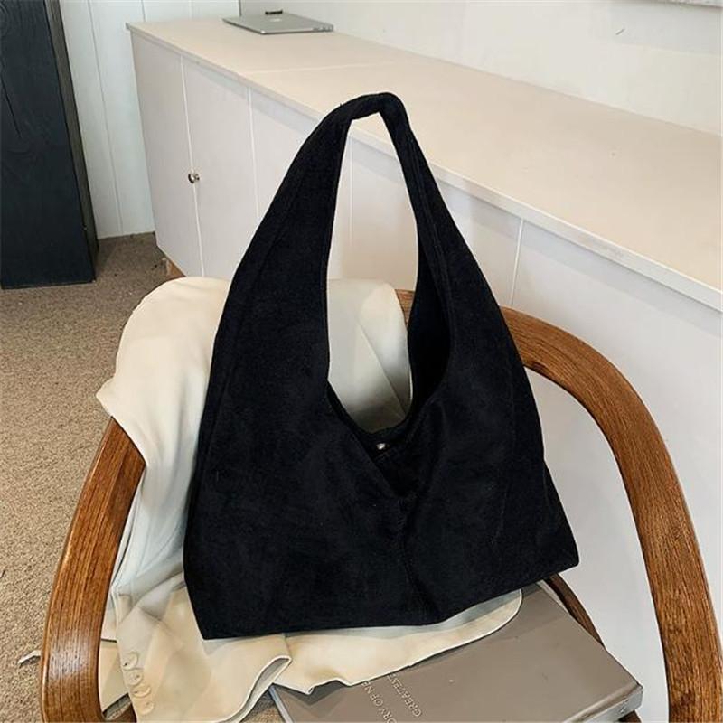 Soft Faux Suede Handbags Shoulder Bags, Large Capacity Tote Bags, Timeless Elegance Meets Everyday Comfort for Effortless Style