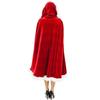 Unisex Gold Velvet Santa Claus Cloak: Christmas & Little Red Riding Hood Costume