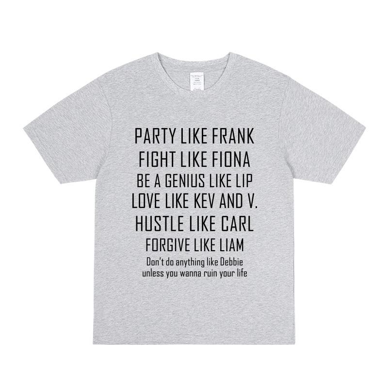 

The Same Style As Old Franks Party Like Frank Loose Shortsleeved Tshirt for Men From An American TV Series M