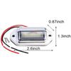 2 Pcs Truck Side Lights 12V 24V Universal Waterproof Side License Plate Light For Buses Trailers And Trucks