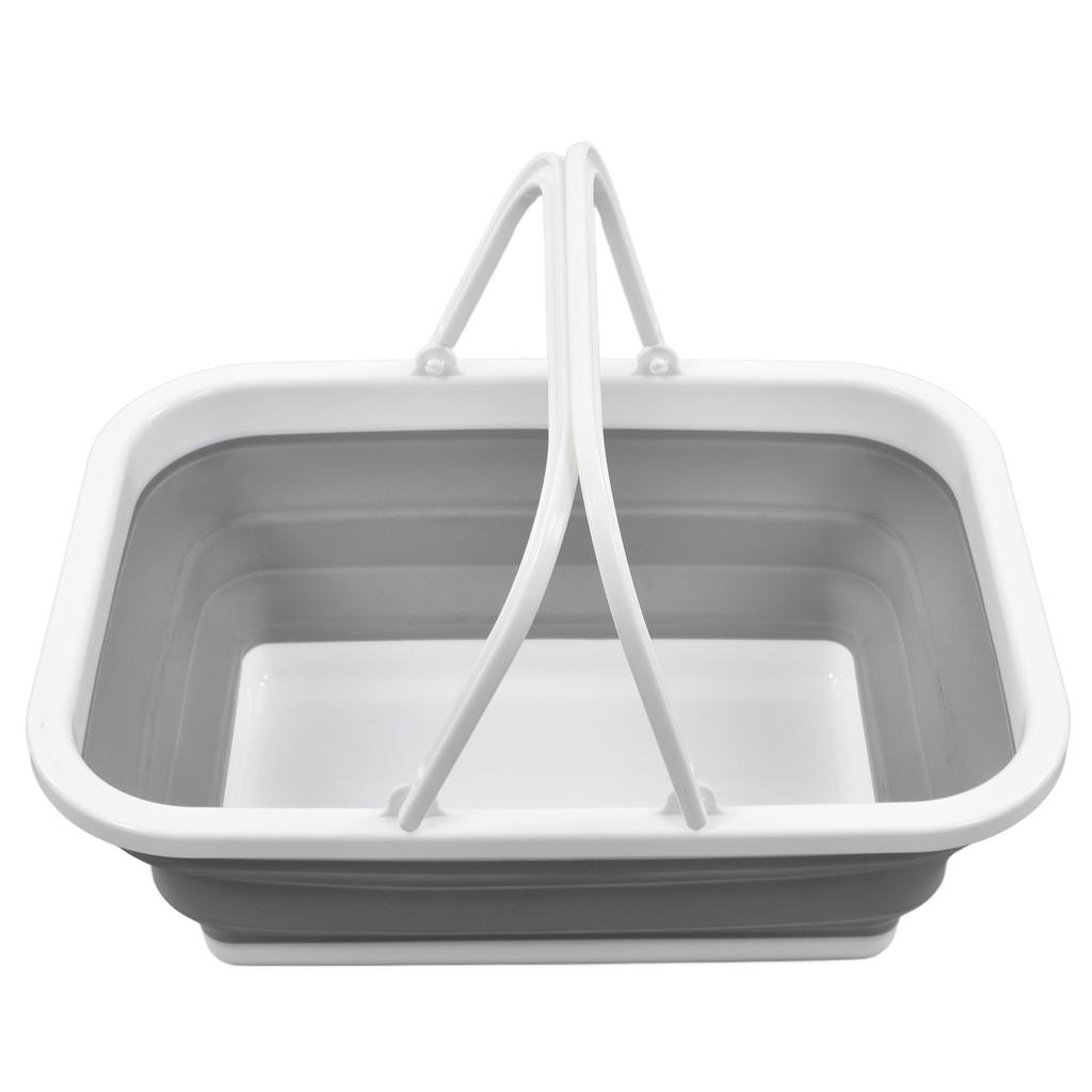 Foldable Picnic Basket Large Capacity Multifunctional Sturdy Handle Toy Storage Basket for Home