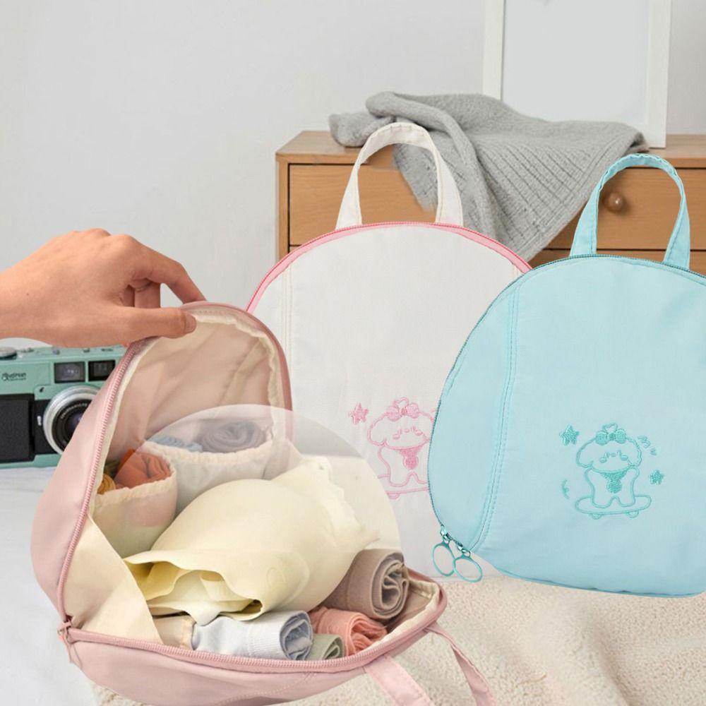 

Large Capacity Travel Underwear Packing Cube Polyester Fiber Clothing Sorting Bag Bras зелений