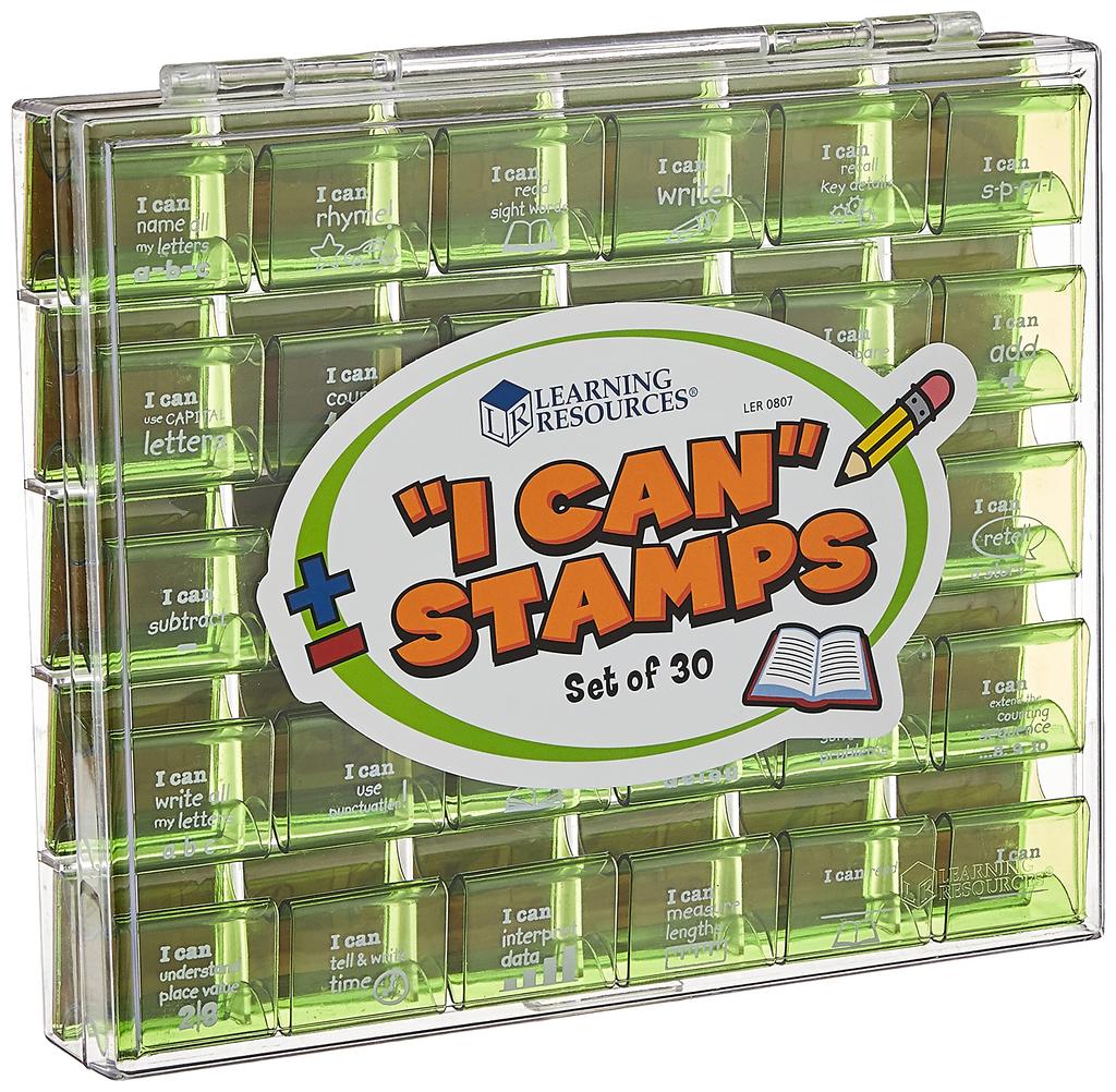 Learning Resources I CAN Stamp Set Authentic (30 Stamps) LER0807,