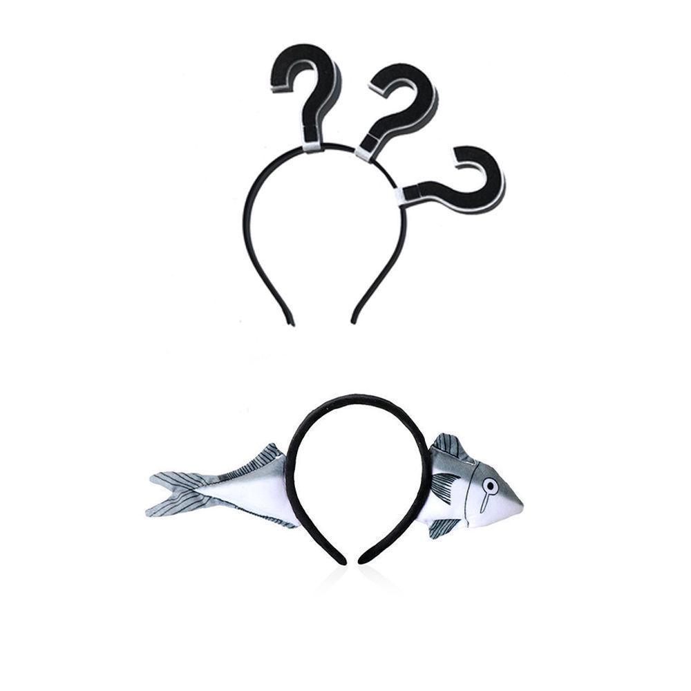 Personalized Halloween Arrow Headband & WiFi Exclamation Hair Clip for Braids