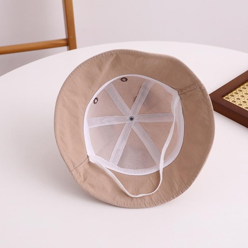 Baby Fisherman Hat Wide Brimmed Bucket Hat for Toddler Girls Boys Sun-proof Infant Sun Hat Floppy Caps Baby Accessories