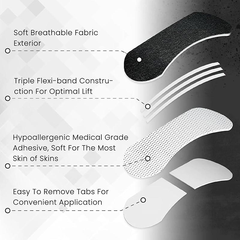 10 Stück Nasenatmungsstreifen für besseren Schlaf Schweißfest Sport Anti-Schnarchen - Verbessern Sie Ihren Atemkomfort während der Aktivität