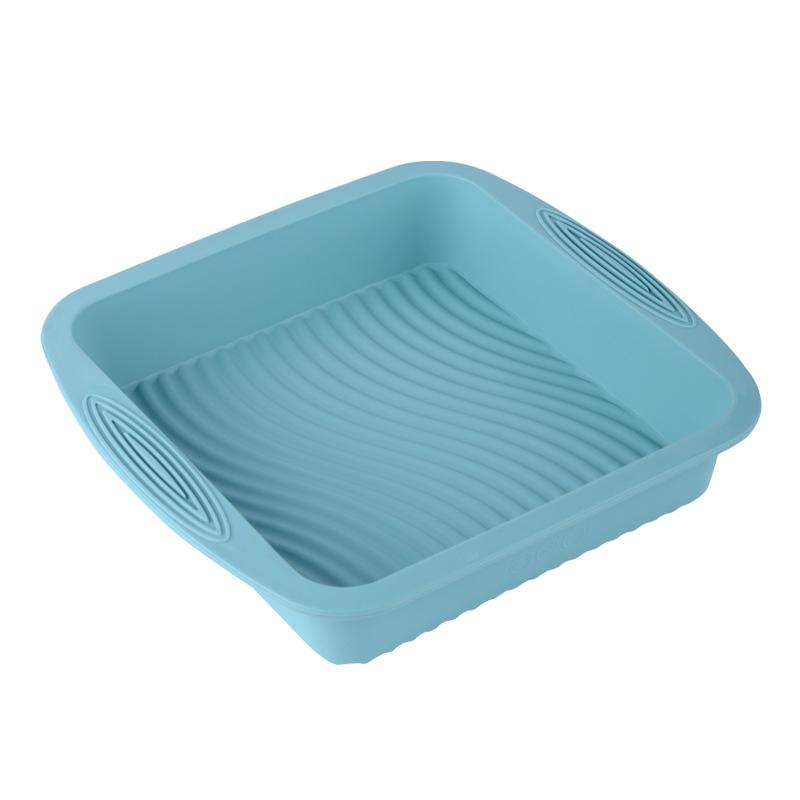 1pc Silicone Square Non-Stick Square Cake Pan for DIY Baking with Silicone Mold