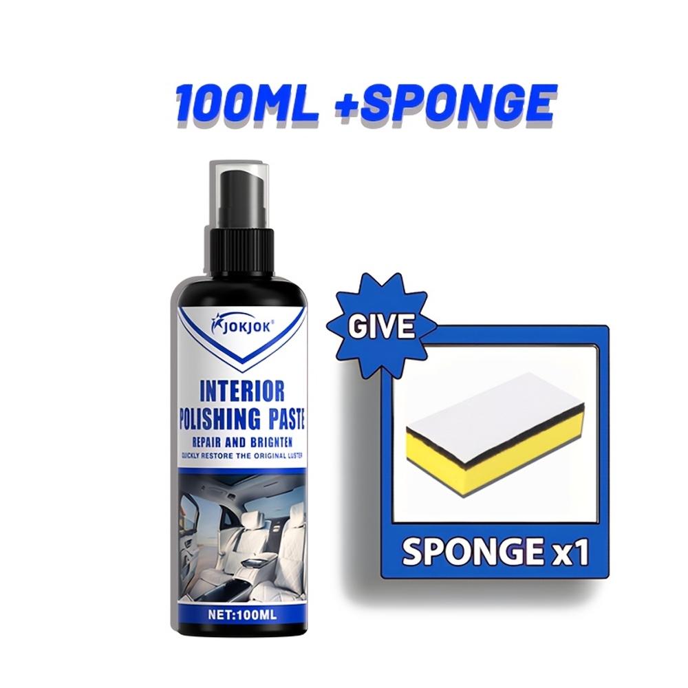 

JOKJOK Multi-Purpose Car Interior Refresher - All-in-One Car Interior Polisher for Headliners, Seats, Dashboards, Plastic Compon