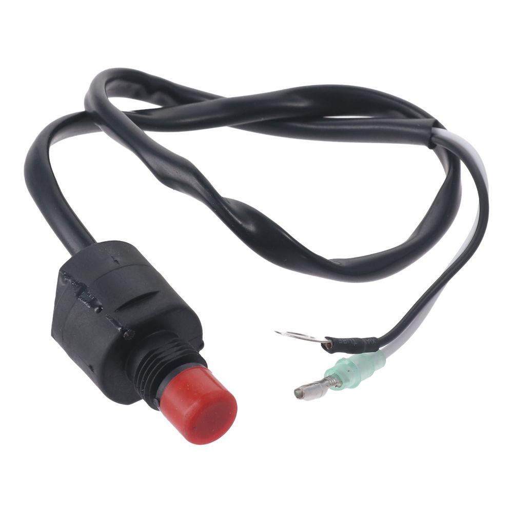 Reliable Polyurethane Boat Kill Switch ABS Brass Emergency Stop Switch Rubber and Lanyard for 30HP
