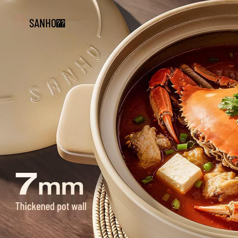 Sanhe Titanium Glaze Ceramic Casserole
