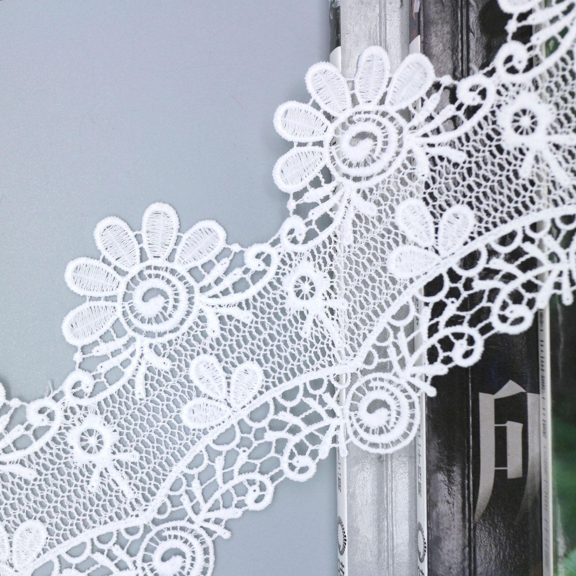 

Кружево Растворимое в Воде Молочный Шелк Вышитое Кружево, Одежда Amazon, Шторы, Аксессуары для Домашнего Текстиля, Аксессуары для Вышивки RX40930