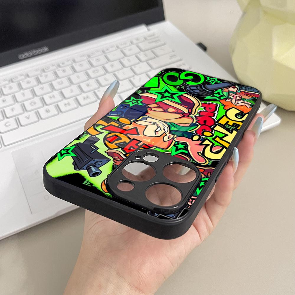 Friday Night Funkin Game Phone Case Glass For Samsung Galaxy S26 S25 S23 S24 S21 S22 S20 Ultra Fe Plus A16 Cover
