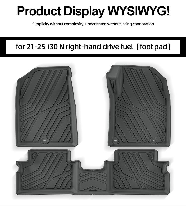 Hyundai I30 N (2021-2025) RHD TPE Floor & Trunk Mats