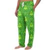 Men's Knitted Fashion Print Pocket Casual Pants Pajama Pants