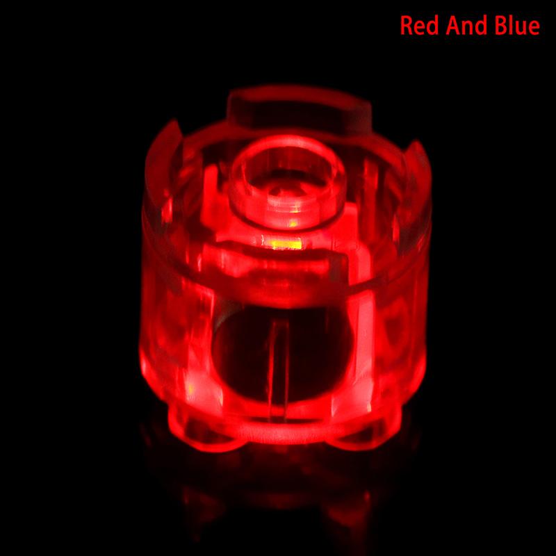 

2 шт. свет кирпич люминесцентные лампы аксессуары круглый Diy красочный цвет светодиодный свет