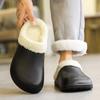Winter Men Slippers Warm Furry Slippers Soft Indoor Bedroom Cott Shoes EVA Fluffy Slides Casual Flat Comfortable Plush Clog 47