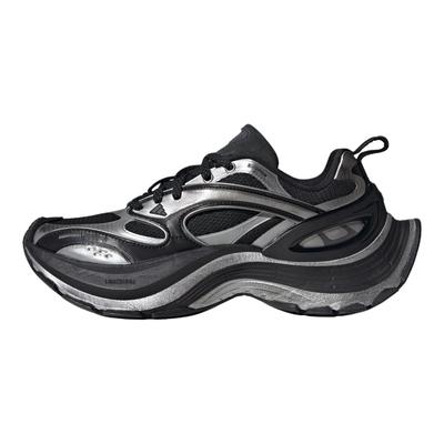 FOS XLG Speed Lightweight Mecha Shoes Classic Comfortable Lifestyle Casual Shoes Unisex Shoes Black KJ6501