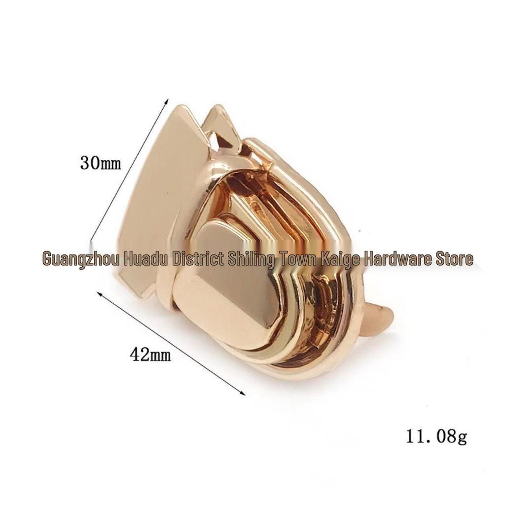 Spot Handbag Hardware: Creative DIY Jewelry Iron Sheet Lock Clasp for Gift Boxes and Apparel