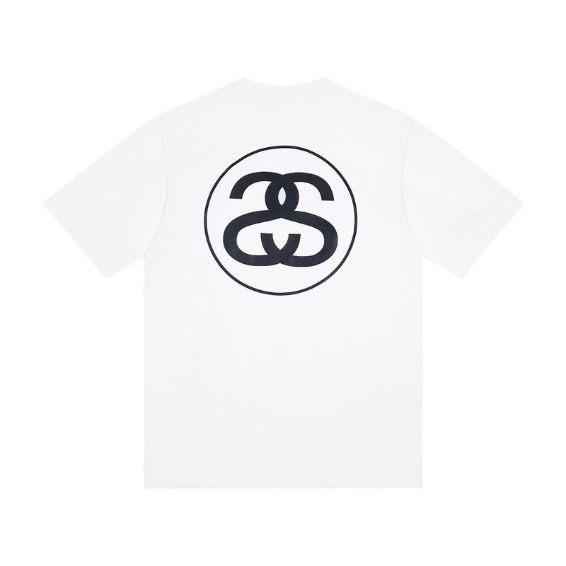 Camiseta de Algodón Unisex de Corte Holgado con Estampado de Letras Camiseta Casual de Manga Corta para Adolescentes y Adultos