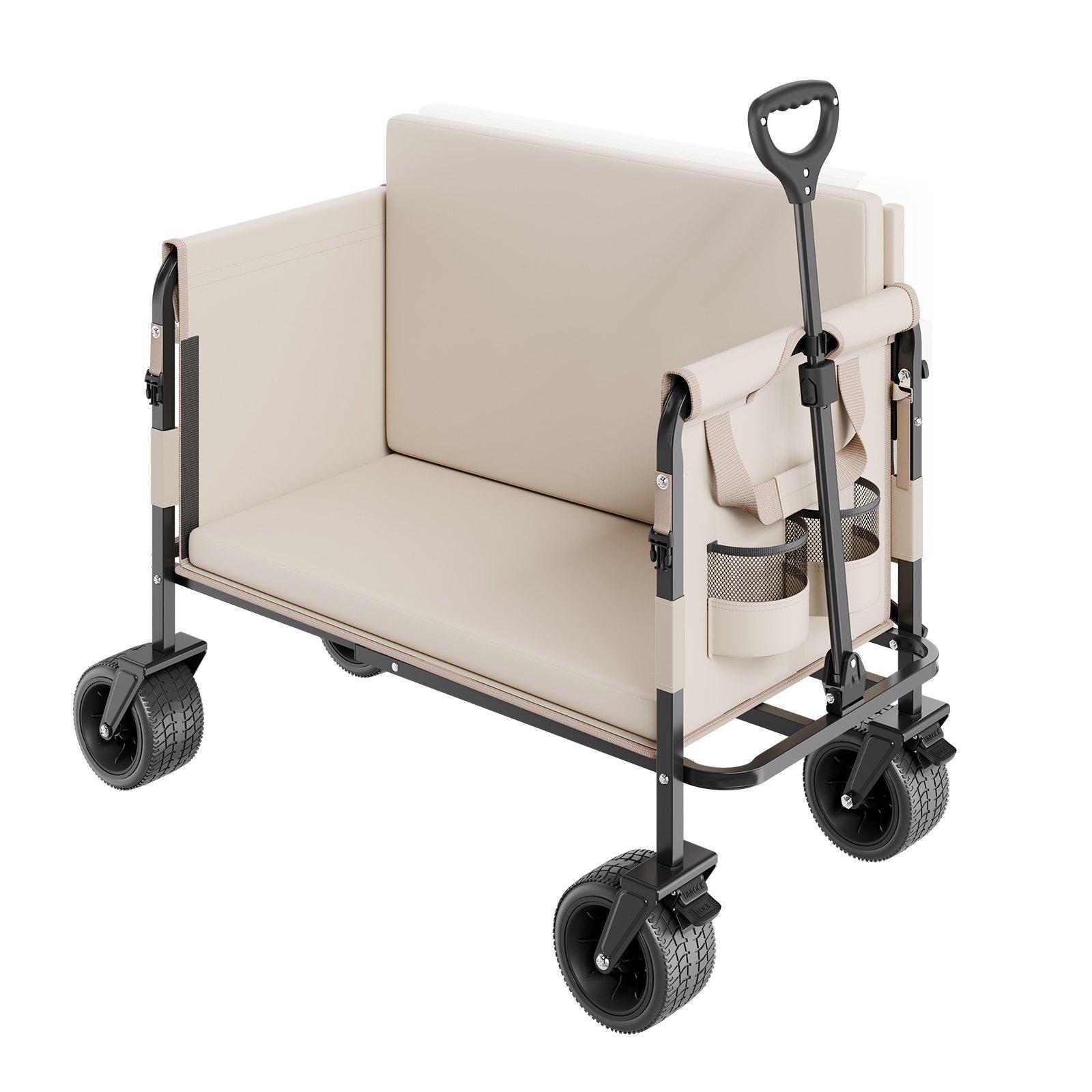 VEVOR Collapsible Folding Wagon, 550lb Load