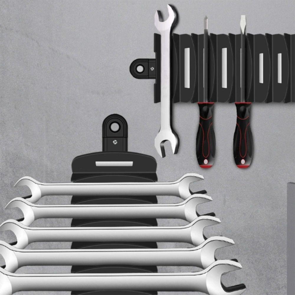 14-Slot Magnetic Wrench Organizer Adjustable Tool Organizer Screwdriver Rack  Portable Toolboxes