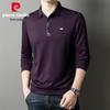 Men's Business Casual Long Sleeve Polo Shirt