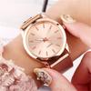 Womens Watch Gold Black Watch Magnetic Stainless Steel Mesh Band Luxury  Femme Diamond Wristwatches
