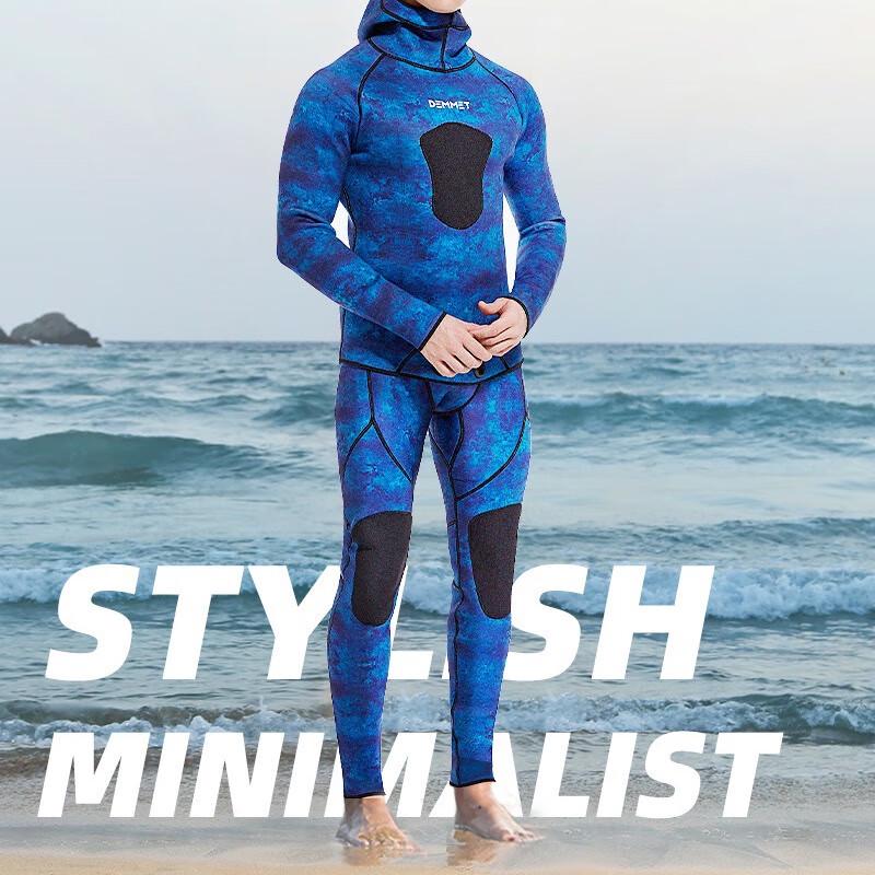Men's 3MM Neoprene Camouflage Spearfishing Wetsuit